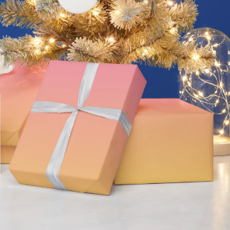 Moderne roze & geel cadeaupapier