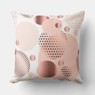 Moderne Roze Geometrische Abstracte Worpkussen Kussen
