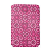 Moderne Roze Geometrische Patroon Badmat (Voorkant Verticaal)