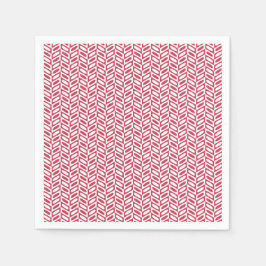 Moderne roze Geometrische Patroonpapier Servet