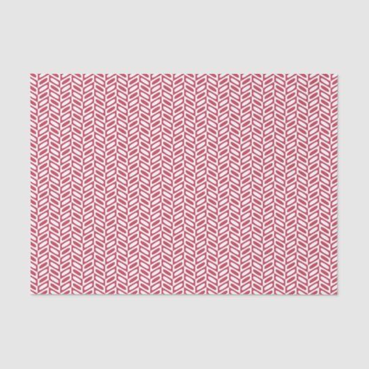 Moderne roze geometrische patroonpapier tissuepapier (Voorkant)