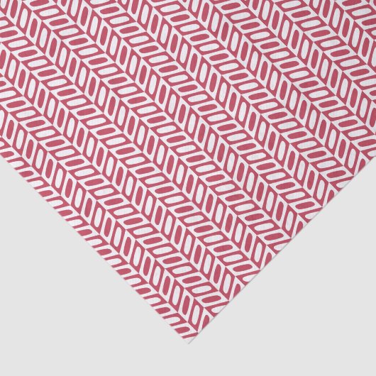 Moderne roze geometrische patroonpapier tissuepapier (Detail)