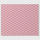 Moderne roze geometrische patroonwikkelpapier cadeaupapier (Vlak)