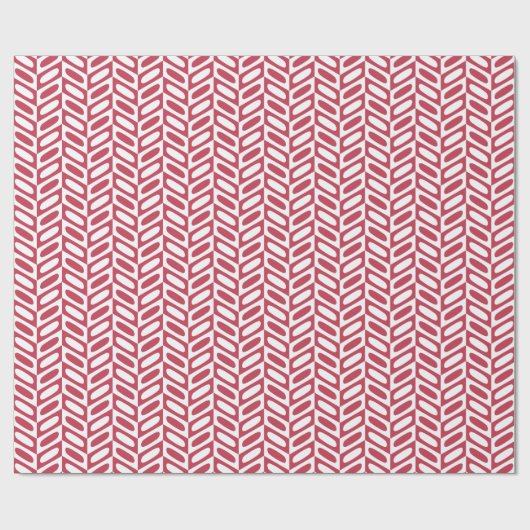 Moderne roze geometrische patroonwikkelpapier cadeaupapier (Vlak)