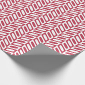 Moderne roze geometrische patroonwikkelpapier cadeaupapier (Hoek)