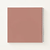 Moderne roze glitter Baby shower Guest Notitieboek (Achterkant)