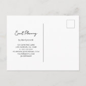 Moderne roze glitter ballonnen bedrijf briefkaart (Achterkant)