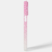 Moderne Roze Glitter Meisjesachtige Chic Persoonli Case-Mate iPhone Case (Achterkant / Rechts)