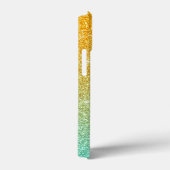 Moderne roze glitter ombre Case-Mate iPhone case (Achterkant / Rechts)