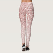 Moderne roze glitter Sparkles Gift Leggings (Achterkant)