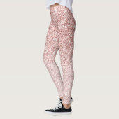 Moderne roze glitter Sparkles Gift Leggings (Links)