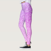 Moderne roze glitter Sparkles Gift Leggings (Links)