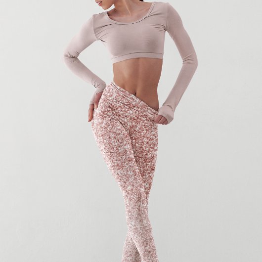 Moderne roze glitter Sparkles Gift Leggings