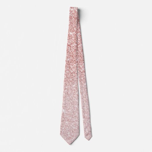 Moderne roze glitter Sparkles Gift Stropdas (Voorkant)