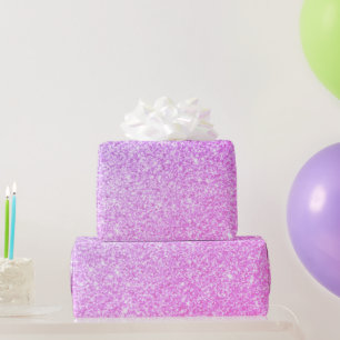 Moderne roze glitter Sparkles Persoonlijk Cadeaupapier