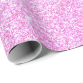Moderne roze glitter Sparkles Persoonlijk Cadeaupapier (Rol Hoek)