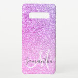 Moderne roze glitter Sparkles Persoonlijk Samsung Galaxy S10  Hoesje<br><div class="desc">Moderne roze glitter Sparkles Persoonlijk</div>