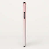 Moderne roze glitterschijven en hoge niveaus Case-Mate iPhone case (Achterkant / rechts)