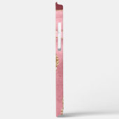 Moderne Roze Goud Agaat Case-Mate iPhone Case (Achterkant / Links)