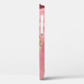 Moderne Roze Goud Agaat Case-Mate iPhone Case (Achterkant / Links)