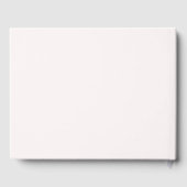 Moderne Roze Goud Agaat Script Gastenboek (Achterkant)