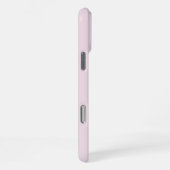 Moderne Roze Goud Minimalistische naam Monogram iPhone Hoesje (Rechterkant)