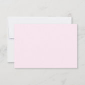 Moderne Roze Goud RSVP geen mailing Voorbehouden S (Achterkant)