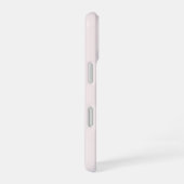 Moderne Roze Goud Schrift Monogram iPhone 16 Hoesje (Rechterkant)