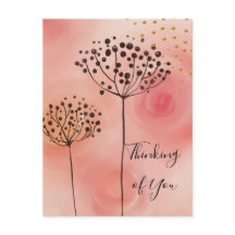 Moderne roze gouden denking van jou
