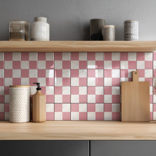 Moderne Roze Gouden Grijze Marmer Geometrische Sch Tegeltje