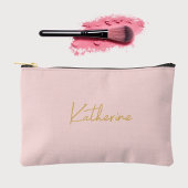 Moderne Roze & Gouden Kosmetische Etui
