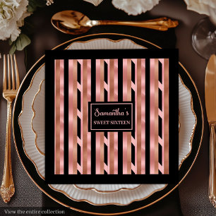 Moderne Roze Gouden Servetten Trendy Tafel Organiz