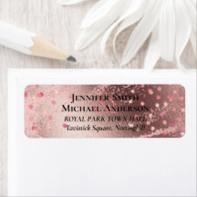 Moderne Roze Gouden Trendy Budget Bruiloft