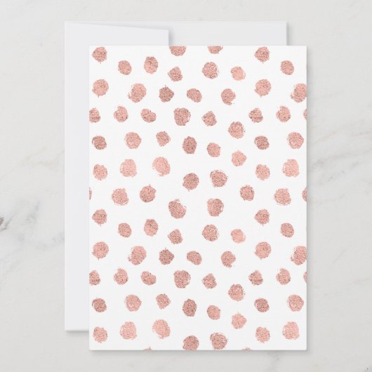 Moderne Roze Gouden Trouw Trouw Dank Je Foto Kaart (Achterkant)