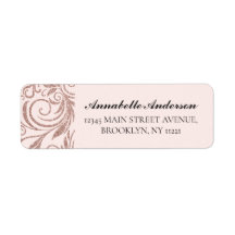 Moderne roze goudglitter Geometric Sparkle