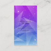 Moderne roze gradiënt juwelenzorg visitekaartje (Achterkant)