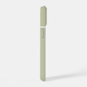 Moderne Roze Groene Monogram iPhone 15 Case (Rechterkant)