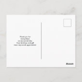 Moderne Roze & Groene Succulent Waterverf Bedankt Briefkaart (Achterkant)