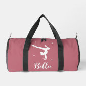 Moderne Roze Gymnastiek Dans Fitness Plunjezak (Achterkant)