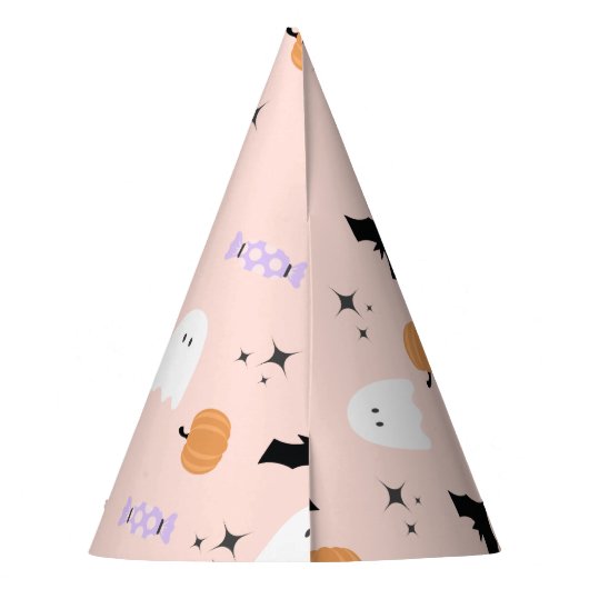 Moderne roze halloween-Petten Feesthoedjes (Achterkant)