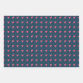 Moderne roze handleiding inpakpapier vel (Voorkant 3)