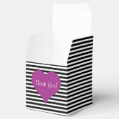 Moderne Roze Hart Dank Je Wel Bedankdoosjes (Geopend)
