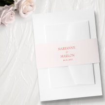 Moderne Roze Harten '2 worden 1' Trouwen