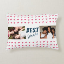 Moderne roze hartritmepatronen Beste vrienden 2 Fo