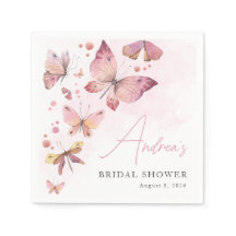 Moderne Roze Hij Geeft Me Vlinders Bruiloft Feest