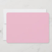 Moderne roze kersenbloesem bruiloft uitnodiging (Achterkant)