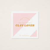 Moderne roze Ketting display Kaart (Voorkant)