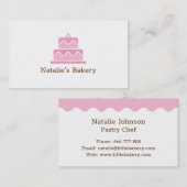 Moderne roze kofferbankroker visitekaartje (Voorkant / Achterkant)