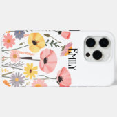Moderne roze lente bloemen Case-Mate iPhone c Case (Achterkant (horizontaal))