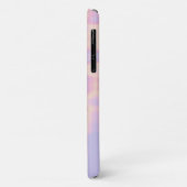 Moderne Roze Lila Tie Dye met naam Case-Mate iPhone Case (Achterkant/links)